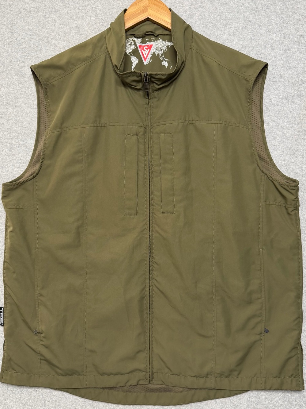 SCOTTeVEST RFID Travel Vest Mens XL Olive Green 26 Pocket TEC Utility Tech